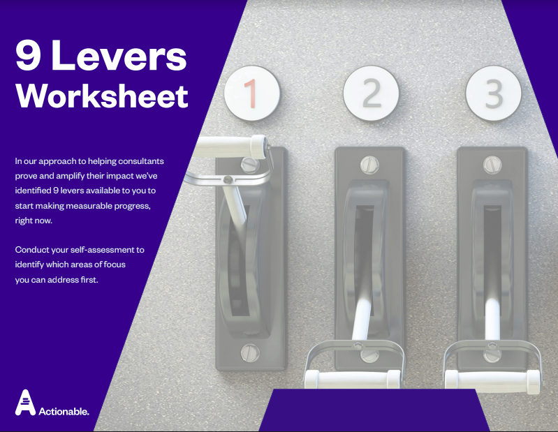 9 Levers Worksheet Download